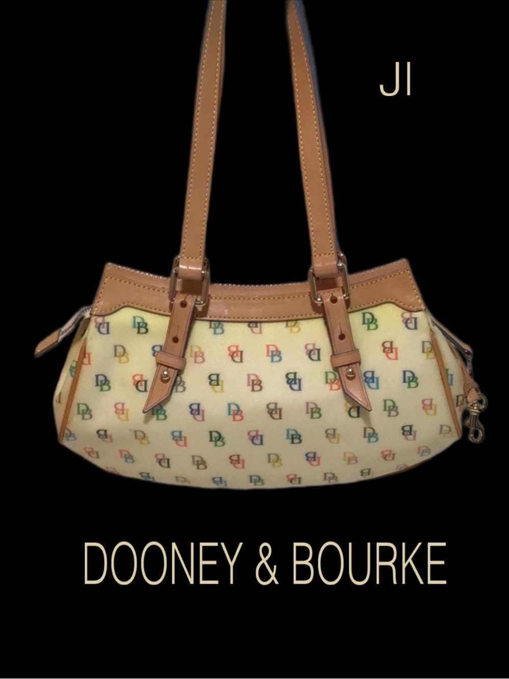 DOONEY & BOURKE “IT” Rainbow Hobo Shoulder Bag Vintage